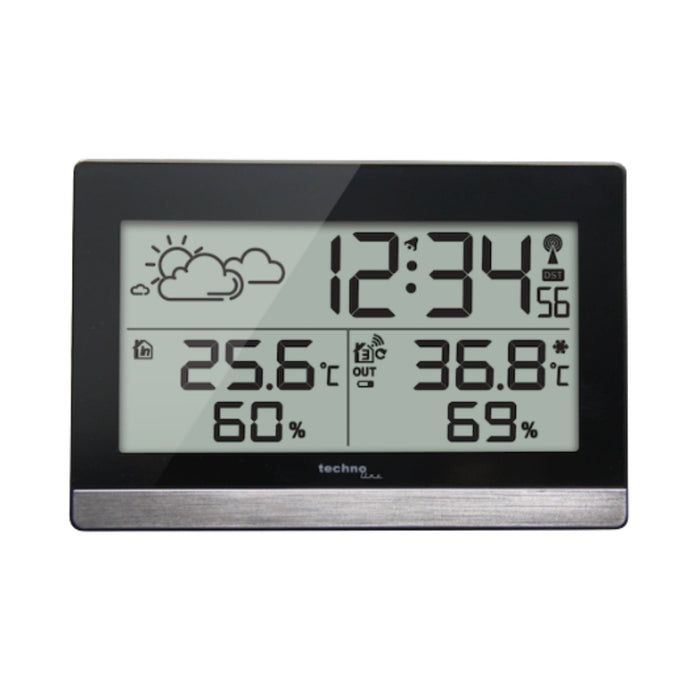 Digital Radio Controlled Clock - Thermometer / Hygrometer - Technoline WS 9255