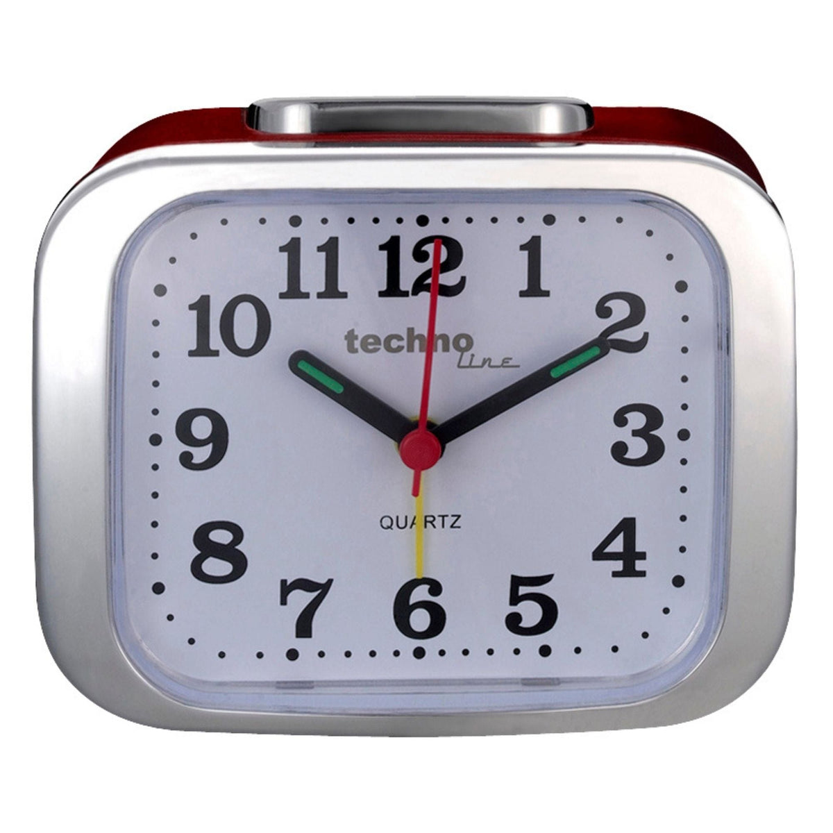 Technoline Model XL Red - analog quartz alarm clock in retro design ...