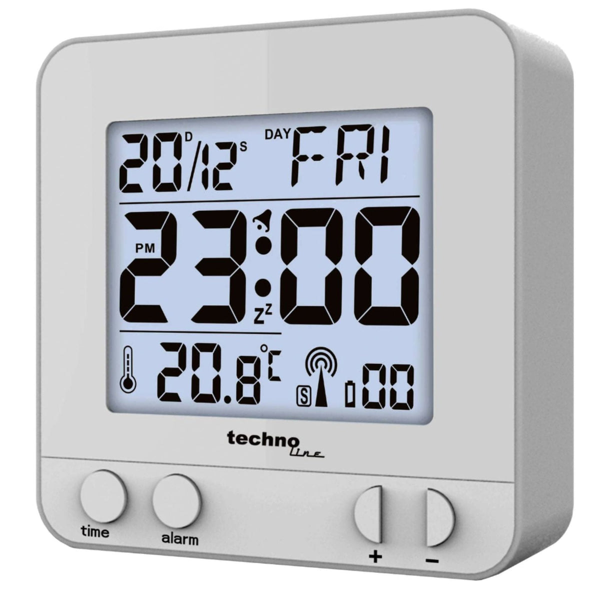 TECHNOLINE WT549 PROJECTIE KLOK / WEKKER met THERMOMETER, 't Klokkenhuis