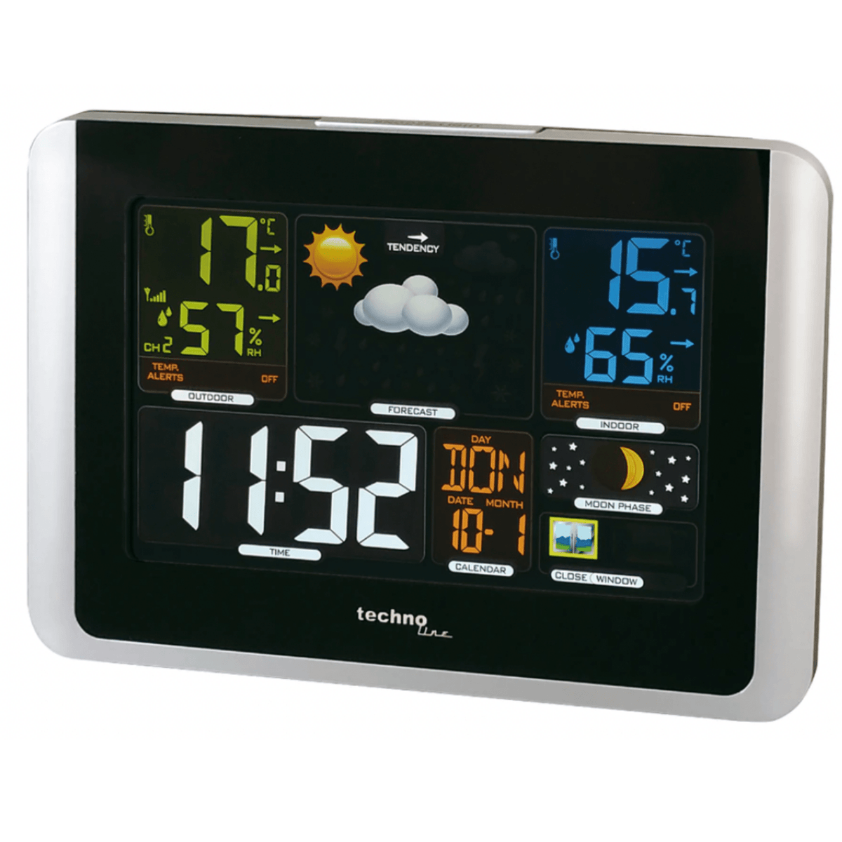 FISHTEC - Weather station with coloured display XL FISHTEC - Weather station with coloured display XL