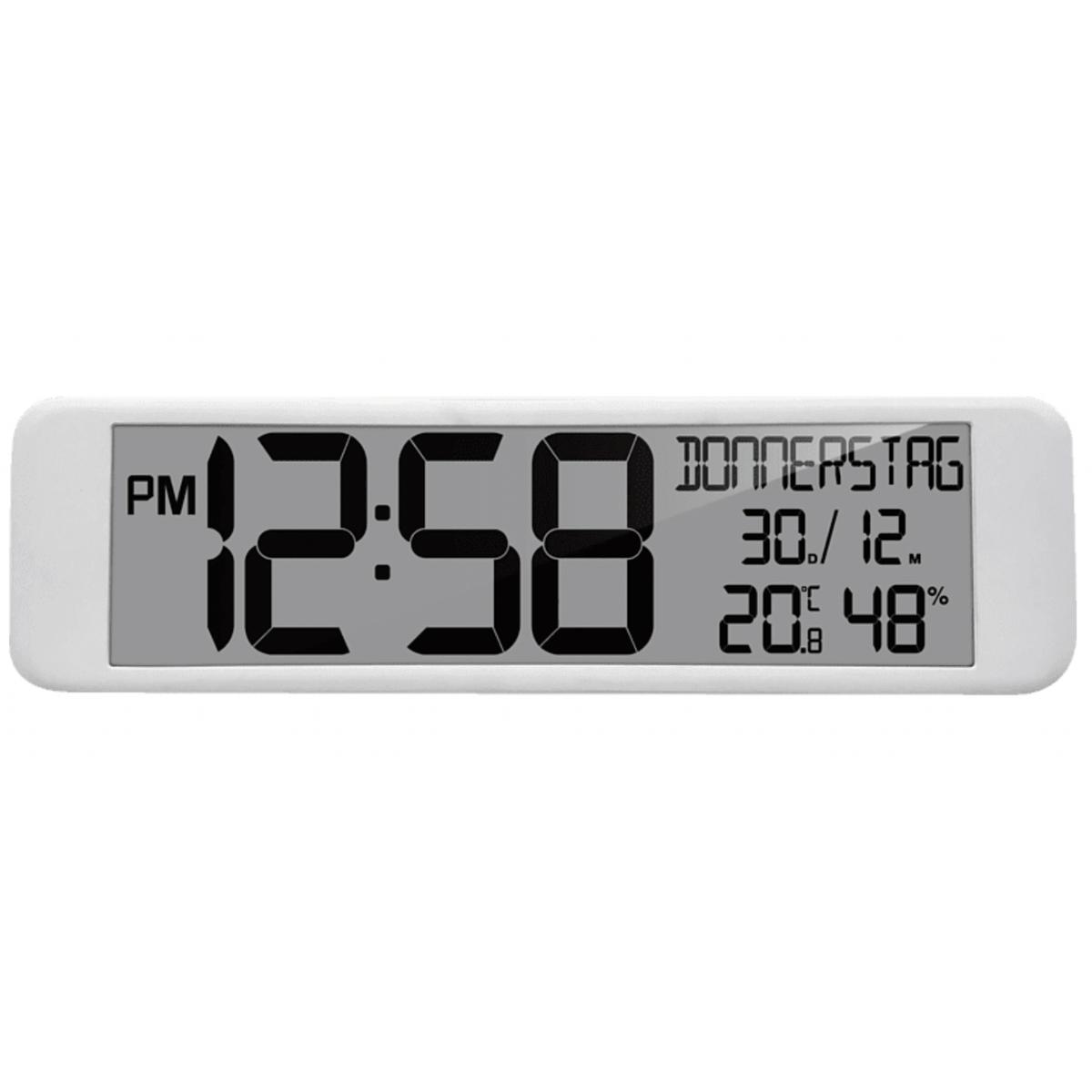 Technoline WS8120 - Orologio Da Parete Radio Digitale, Indicatore Di Temperatura Technoline WS8120 - Orologio Da Parete Radio Digitale, Indicatore Di Temperatura
