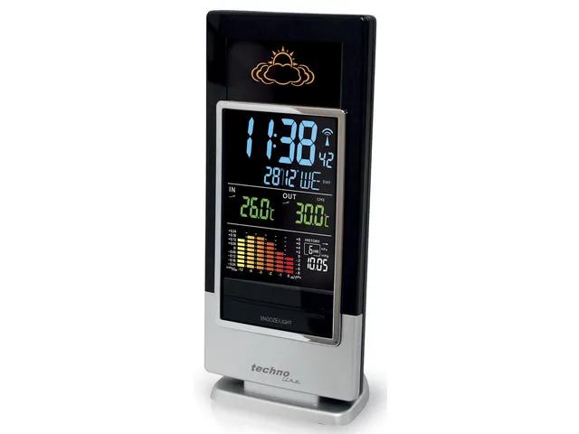 Weerstation Technoline WS 6520 173x140x27mm zwart/zilver met 1 buitens