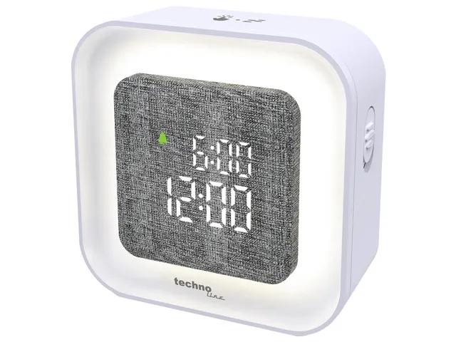 Wekker Technoline WT 485 98x98x39mm wit