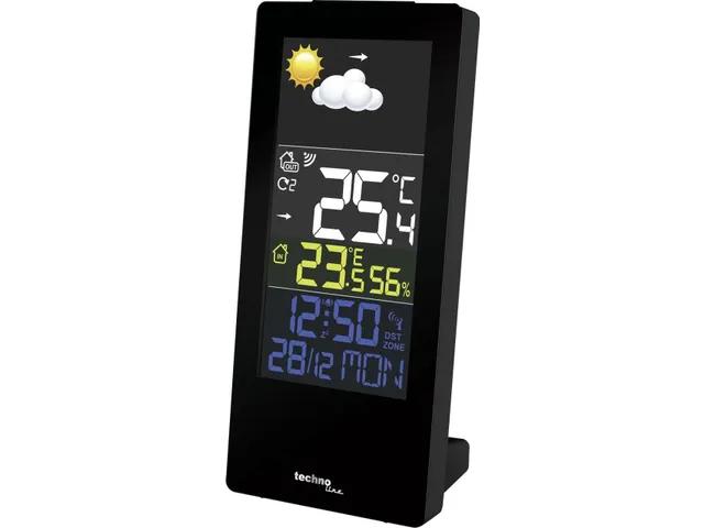 Weerstation Technoline WS 6446 85x185x65mm zwart met 1 buitensensor 30