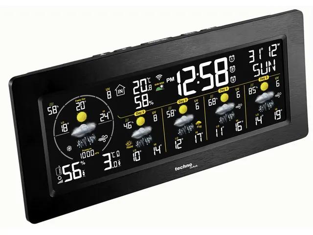Weerstation Technoline WD 3050 232x100x42mm zwart met 1 buitensensor