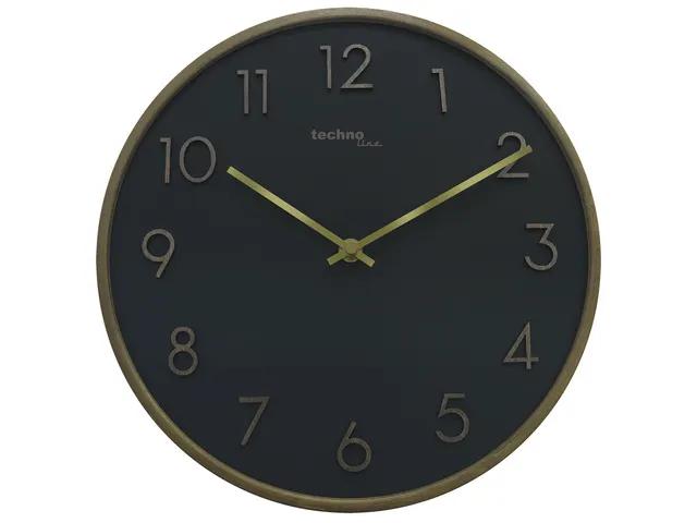 Wandklok Technoline WT 2430 30 cm zwart