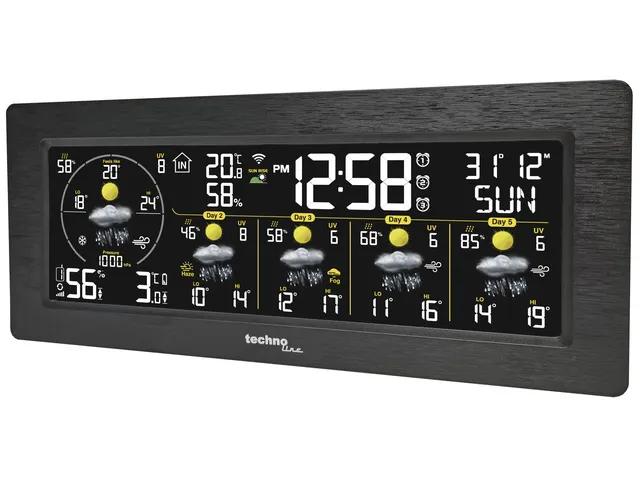 Weerstation Technoline WD 3050 232x100x42mm zwart met 1 buitensensor
