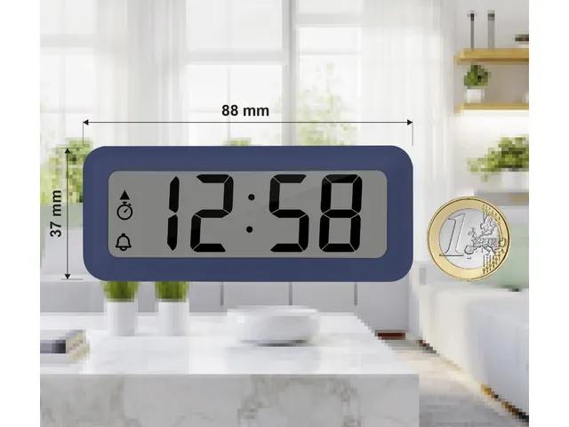 Wekker Technoline WT 175 88x37x21 mm blauw