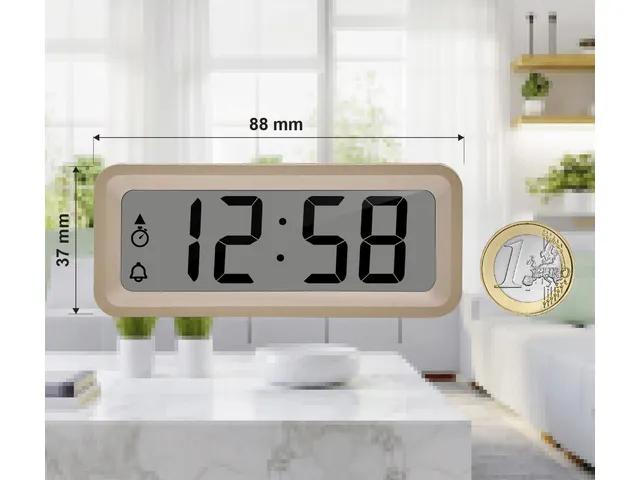 Wekker Technoline WT 175 88x37x21 mm goud