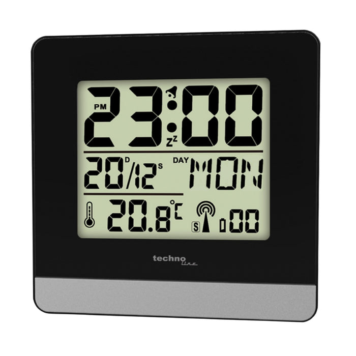 Digitale Wekkerradio met thermometer - Technoline WT 260 Zwart