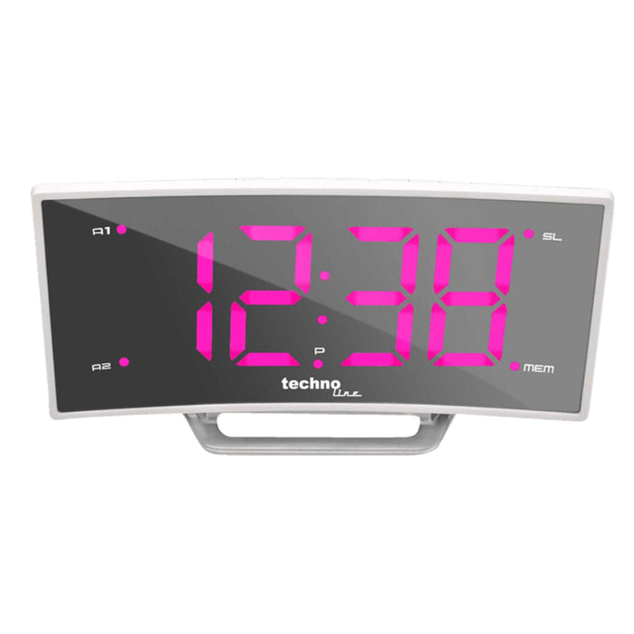 Wekkerradio - 2 alarmen - Technoline WT 460 - Pink