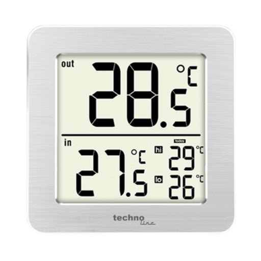 TECHNOLINE Innen-/Außenthermometer WS7039, weiß/silber online kaufen