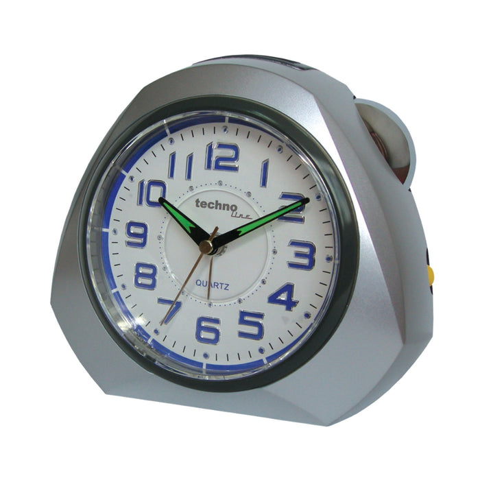 Analogue Alarm Clock - Luminous Numerals - Second Hand - Model XXL Technoline