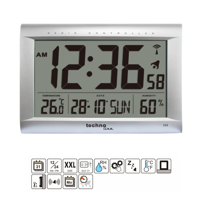 Radio Controlled Clock - Date