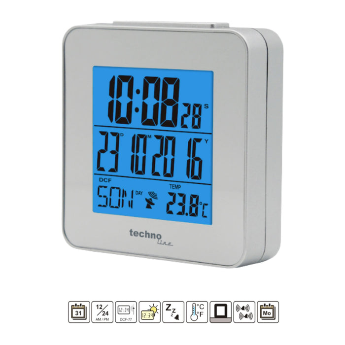 Wekker met thermometer - Technoline 268