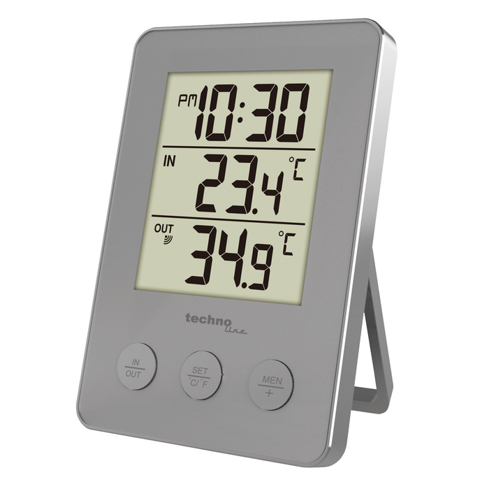Weather Station - Indoor/Outdoor Temperature - Time Display - Technoline WS 9175