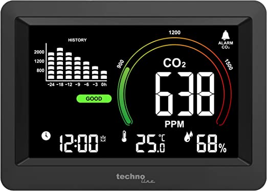 Luchtkwaliteit CO2 Meter - Technoline WL 1028