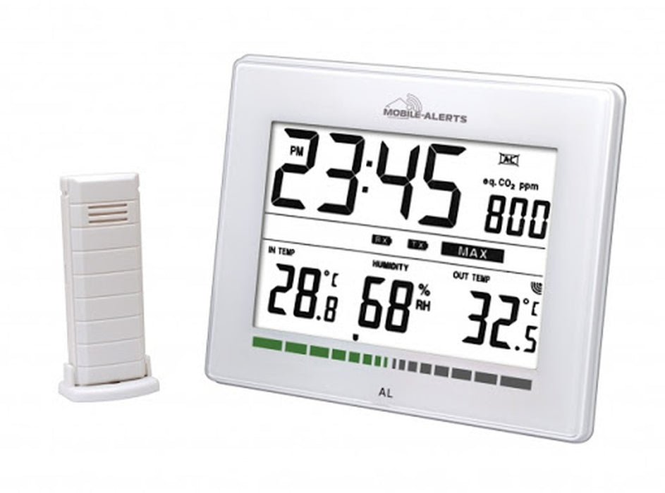 Luchtkwaliteit CO2 Meter met thermometer en hygrometer Mobile Alert - Technoline MA 10402 Mobile Alert - Technoline MA 10402