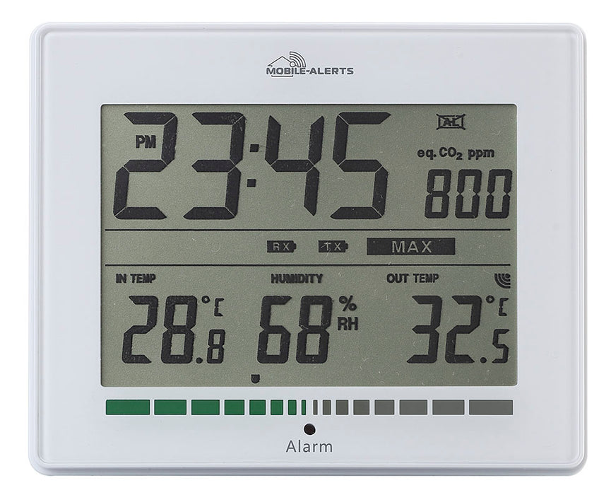 Air Quality CO2 Meter with Thermometer and Hygrometer Mobile Alert - Technoline MA 10402 Mobile Alert - Technoline MA 10402