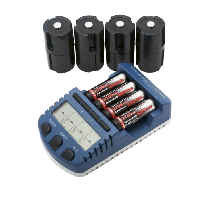 Battery charger with 4 rechargeable batteries - Technoline BC1000