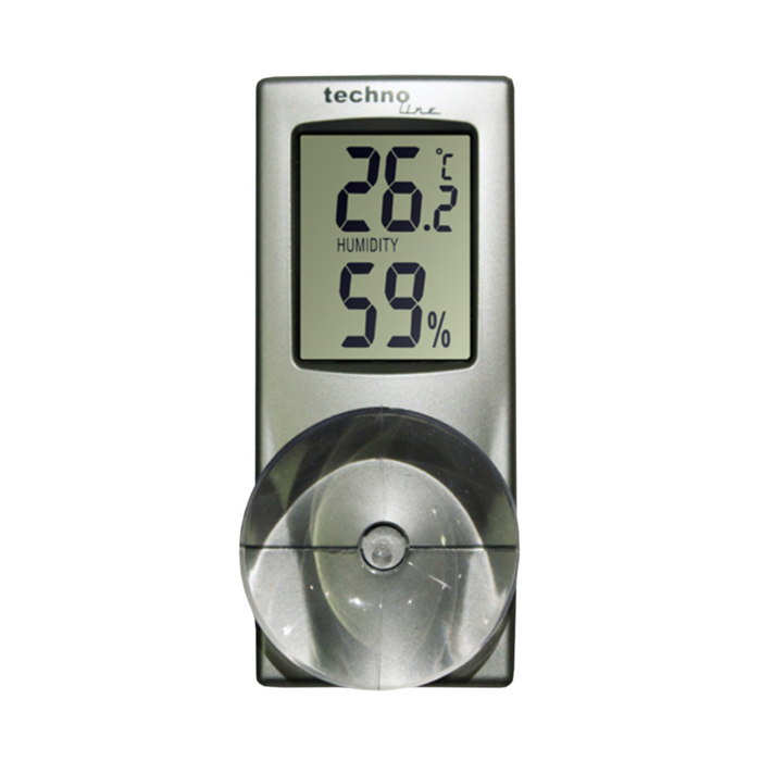 Thermometer/hygrometer voor op het raam - Technoline WS 7025
