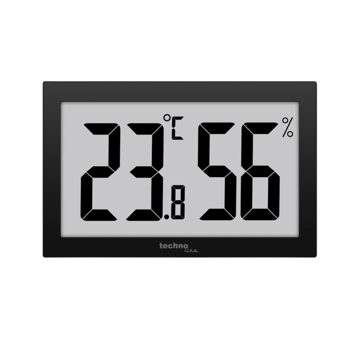Large digital indoor thermometer /Hygrometer - Temperature - Humidity - Technoline WS 9465
